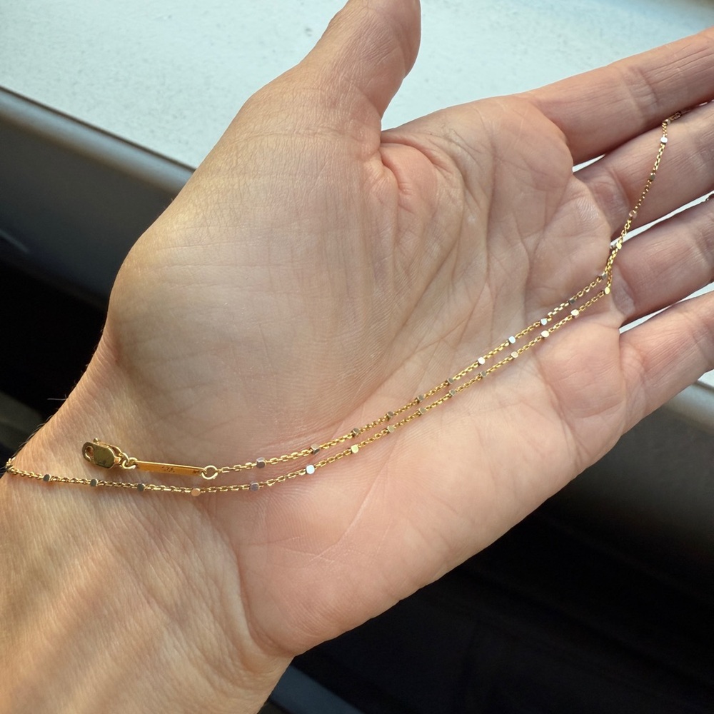 Kendra Scott 18k Gold Vermeil w/ Silver beadlet necklace